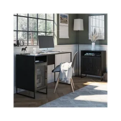 Ameriwood Storage Cabinets<Purdue 30" Storage Cabinet with 3 Shelves, Black Oak (3558335COM)