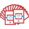 Barker Creek Classroom Paper<Red & White Dot Computer Paper, 100 Sheets/Set (BC3608)
