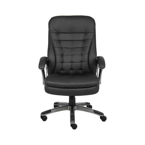 Boss Office Products Office Chairs<Boss Faux Leather Executive Chair, Black (B9331)
