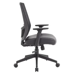 Boss Office Products Office Chairs<Mesh/Vinyl Swivel Task Chair, Black (B6044AM-BK)