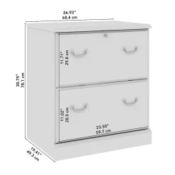 Bush Business Furniture File Cabinets<Arlington 2-Drawer Lateral File Cabinet, Harvest Cherry (WC65554-03)