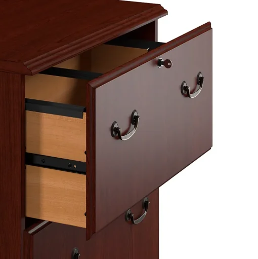 Bush Business Furniture File Cabinets<Arlington 2-Drawer Lateral File Cabinet, Harvest Cherry (WC65554-03)