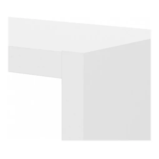 Bush Business Furniture Office Desks<Echo 56W Bookcase Desk, Pure White/Modern Gray (KI60507-03)