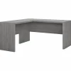 Bush Business Furniture L-Desks<Echo 60"W L Shaped Desk, Modern Gray (ECH026MG)