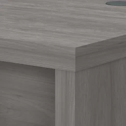 Bush Business Furniture L-Desks<Echo 60"W L Shaped Desk, Modern Gray (ECH026MG)