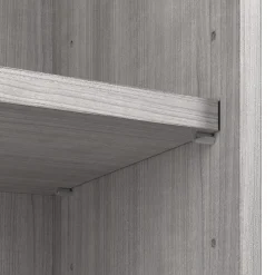 Bush Business Furniture Bookcases<Hustle Tall 5 Shelf Bookcase, Platinum Gray (HUB230PG)