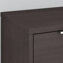 Bush Business Furniture Storage Cabinets<Jamestown 21.2" Low Storage Cabinet with 4 Shelves, Storm Gray (JTS160SG)