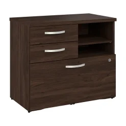 Bush Business Furniture Storage Cabinets<Studio C Office Storage Cabinet with Drawers and Shelves, (SCF130BWSU)