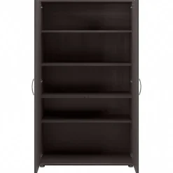 Bush Business Furniture Storage Cabinets<Universal 62" 5-Piece Modular Storage Set with 11 Shelves, Storm Gray (UNS003SG)