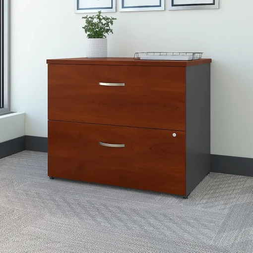 Bush Business Furniture File Cabinets<Westfield 36W 2 Drawer Lateral File Cabinet, /Graphite Gray (WC24454C)