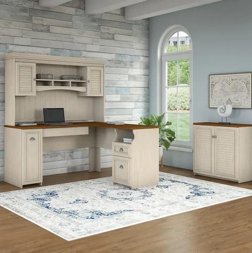 Bush Furniture Storage Cabinets<Fairview Small Storage Cabinet with Doors, (WC53296-03)