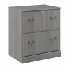 Bush Furniture File Cabinets<Saratoga 2-Drawer Lateral File Cabinet, Locking, Modern Gray (EX45854-03)