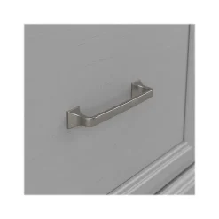 Bush Furniture Storage Cabinets<Woodland 40W Shoe Storage Bench with Doors and Wall Mounted Coat Rack, Cape Cod Gray (WDL003CG)