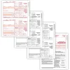 ComplyRight Tax Forms<2024 1099-MISC Tax Form, 4-Part, 2-Up, Copy A, B, C/2, 1096 Transmittal, 25/Pack (610325)