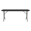 Correll Folding Tables<Folding Table, 60" x 30", Black (CF3060TF-07)