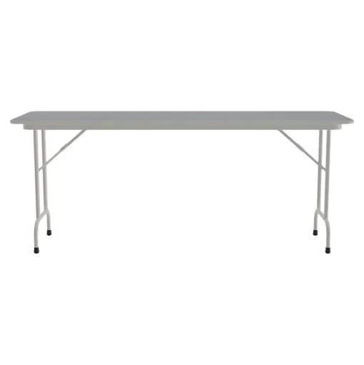 Correll Folding Tables<Folding Table, 72" x 24", Gray (CF2472TF-15)