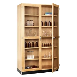 DWI Storage Cabinets<Wall Wood Storage Case