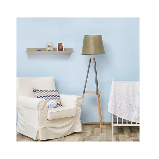 Eden Grove Shelving<Mixed Materials Mounted Wall Shelf, 35.4", Driftwood (9602032E)