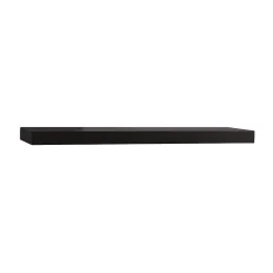 Eden Grove Shelving<Square Edge Single Wall Shelf, 36"W, Black ( 0191402)