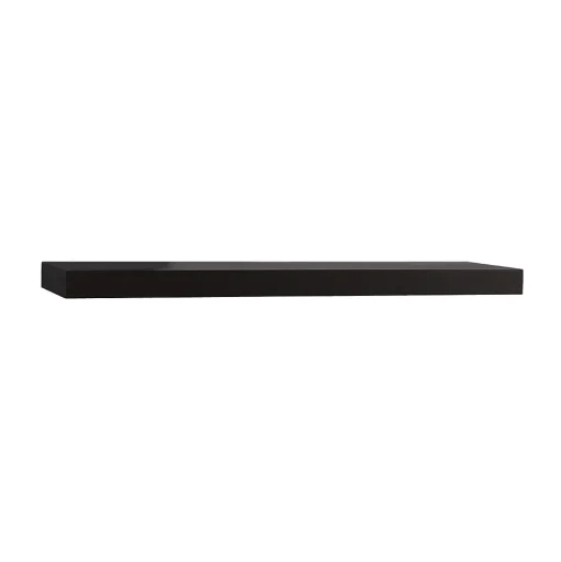 Eden Grove Shelving<Square Edge Single Wall Shelf, 36"W, Black ( 0191402)