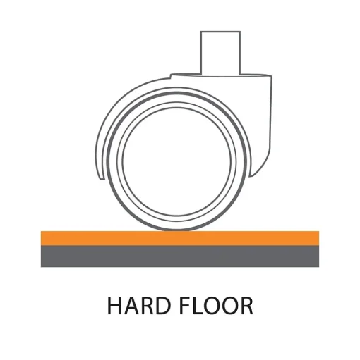 ES Robbins Chair Mats<EverLife Hard Floor Chair Mat with Lip, 45" x 53'', Clear (132123)