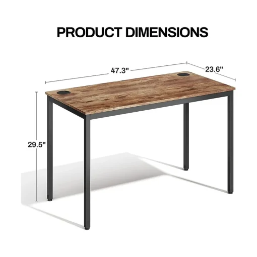 Eureka Office Desks<Ergonomic 47"W Writing Desk, Vintage (CD011)