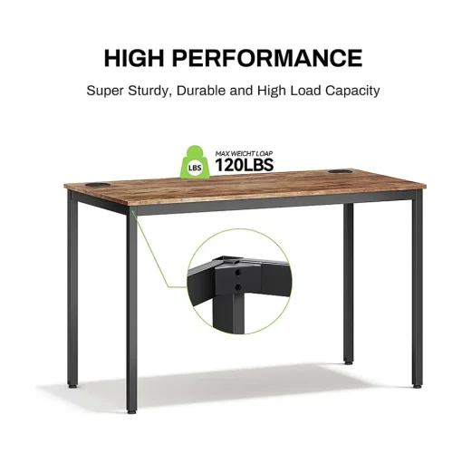 Eureka Office Desks<Ergonomic 47"W Writing Desk, Vintage (CD011)