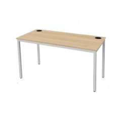 Eureka Office Desks<Ergonomic 47"W Writing Desk, White Woodgrain (CD012)