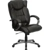 Flash Furniture Office Chairs<Hansel Ergonomic LeatherSoft Swivel High Back Executive Office Chair, Espresso Brown (BT9088BRN)