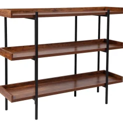 Flash Furniture Bookcases<HERCULES Series 18" Storage Shelf, Rustic (JN2542B3)