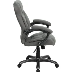 Flash Furniture Office Chairs<Jessie Ergonomic Microfiber Swivel High Back Executive Office Chair, Gray (GO725GY)