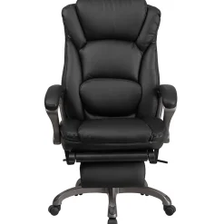 Flash Furniture Office Chairs<Martin Ergonomic LeatherSoft Swivel High Back Executive Reclining Office Chair, Black (BT90279H)