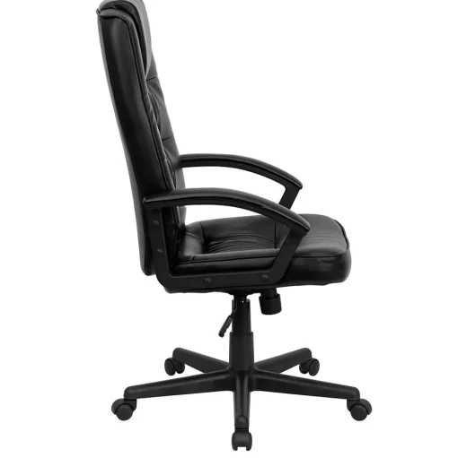 Flash Furniture Office Chairs<Nora LeatherSoft Swivel High Back Executive Office Chair, Black (GO7102)
