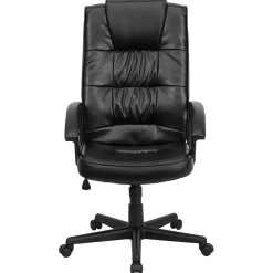 Flash Furniture Office Chairs<Nora LeatherSoft Swivel High Back Executive Office Chair, Black (GO7102)