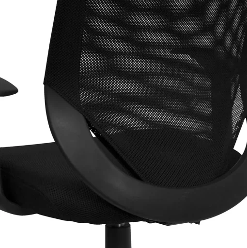 Flash Furniture Office Chairs<Norris Ergonomic Mesh Swivel Mid-Back Tapered Back Task Office Chair, Black (LFW95ABK)