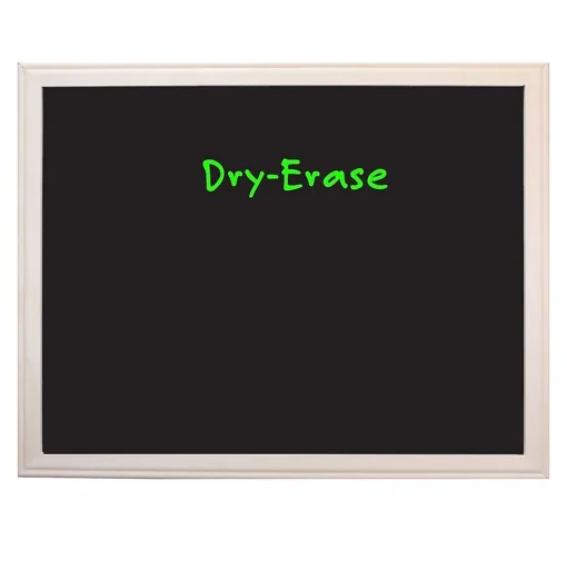 Flipside Dry Erase<Dry-Erase Blackboard, Wood Frame, 18" x 24" (17920)