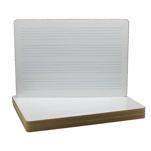 Flipside Dry Erase<Music Staff Dry-Erase Mobile Whiteboard, 11" x 16", 12/Pack (11267)