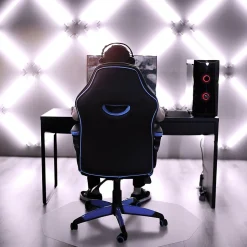 Floortex Chair Mats<9Mat Hard Floor Gaming Chair Mat, 38" x 39", Clear Polycarbonate (FC121001009R)