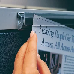 Ghent Bulletin<Hold-Up Display Rails, 36"L x 2"H, 6/Ct