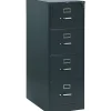 HON File Cabinets<310 Series Vertical File Cabinet, Legal, 4-Drawer, Charcoal, 26 1/2"D (314CPS)