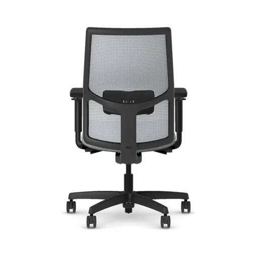 HON Office Chairs<Ignition 2.0 Fabric/Mesh Swivel Task Chair, Cloud/Black (HIWMMKD.Y2.A.H.IF.HAML18.BL.SB.T)