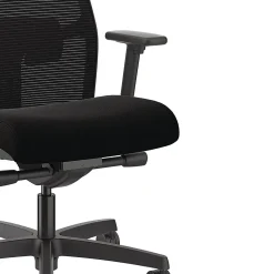 HON Ergonomic Chairs<Ignition 2.0 Mesh/Fabric Computer and Desk Chair, Black (I2M2AMLC10TK)