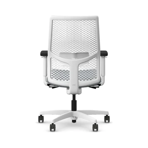 HON Office Chairs<Ignition 2.0 ReActiv Fabric Swivel Task Chair, Basalt/Designer White (HIWMRAKD.Y2.A.H.DWR.APX25.DW.SB.DWX)