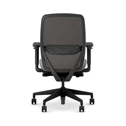 HON Office Chairs<Nucleus Fabric/Mesh Swivel Task Chair, Frost/Black (HNR1KD.Y2.STC.A.H.IM.CU22.BL.SB.T)
