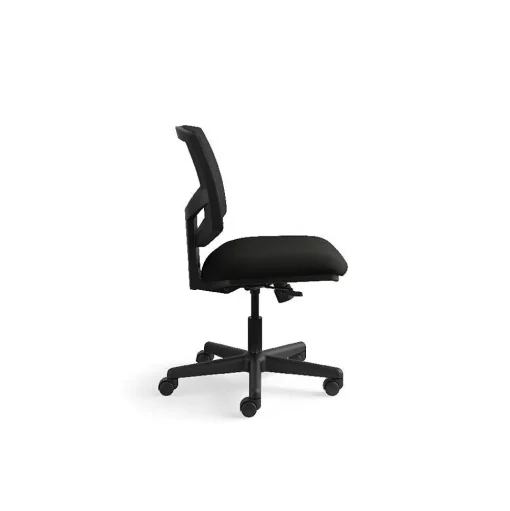 HON Office Chairs<Volt Mesh Back Leather Task Chair, Black (5713SB11T)