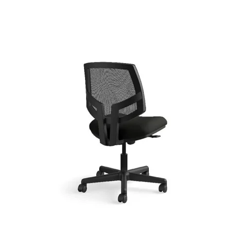 HON Office Chairs<Volt Mesh Back Leather Task Chair, Black (5713SB11T)