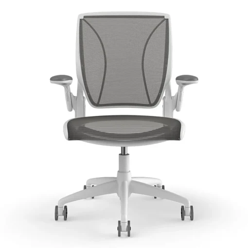 Humanscale Office Chairs<Diffrient World Ergonomic Mesh Swivel Task Chair, White/Black (W11BN10N10SHNSC)