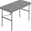 ICEBERG Folding Tables<® IndestrucTables TOO™ 1200 Series Folding Table, 48x24", Charcoal (65207)