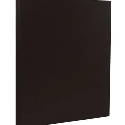 JAM Paper Card Stock<28 lb. Colored Paper, 8.5" x 11", Black, 50 Sheets/Pack (64429571)