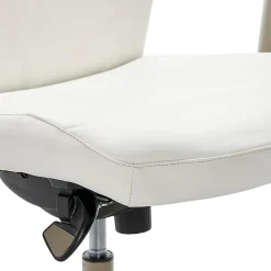 La-Z-Boy Office Chairs<Baylor Ergonomic Faux Leather Swivel Executive Chair, White (CHR10085A)
